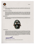 Bruce Lee Owned & Used Sparring Mask -- From the Estate of Lee's Protege Herb Jackson